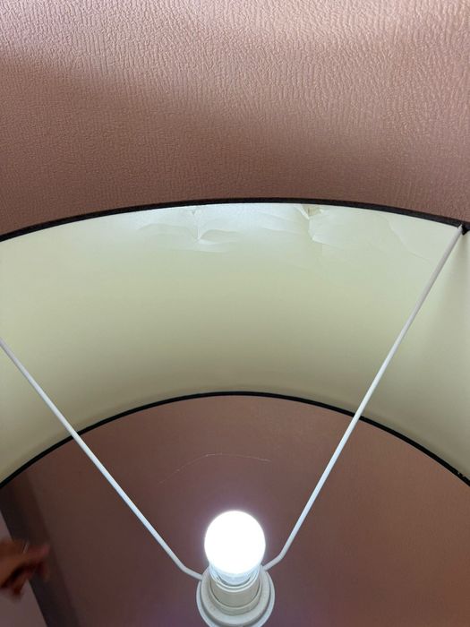 set lampa podea crem antracit