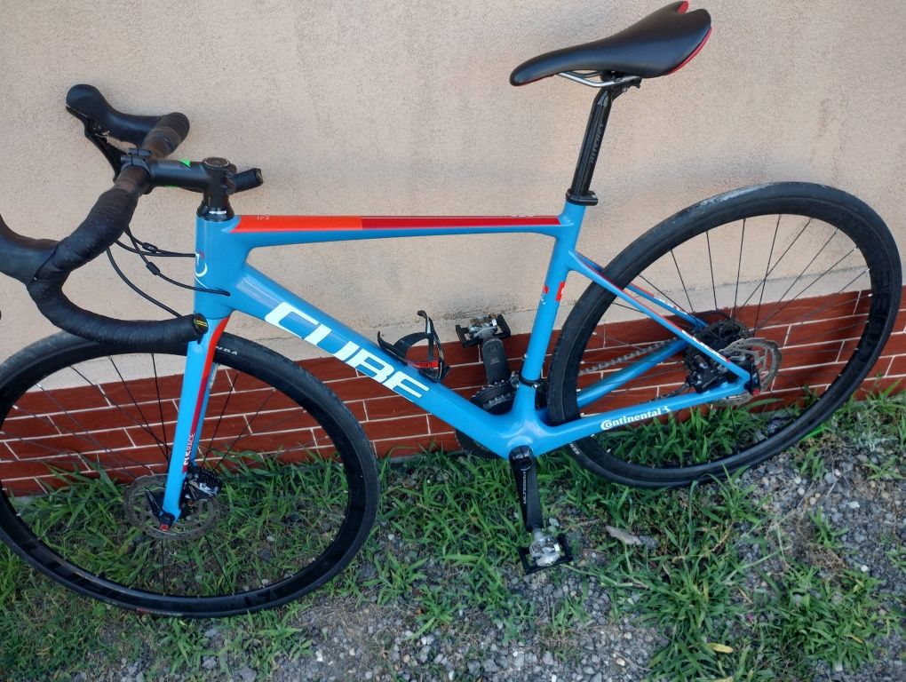 Cursiera Cube attain Gtc 2020 (mărime M-53) cadru carbon ultegra 2x11