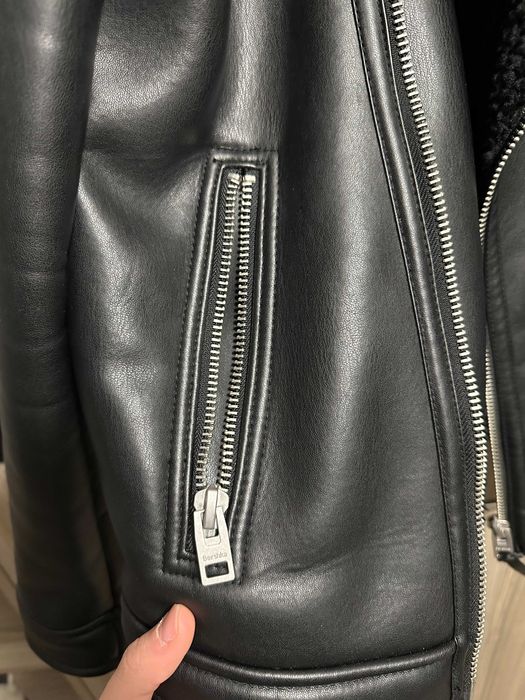 Мъжко кожено зимно яке