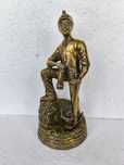 statueta veche bronz arta antichitati figurina vintage handmade antik