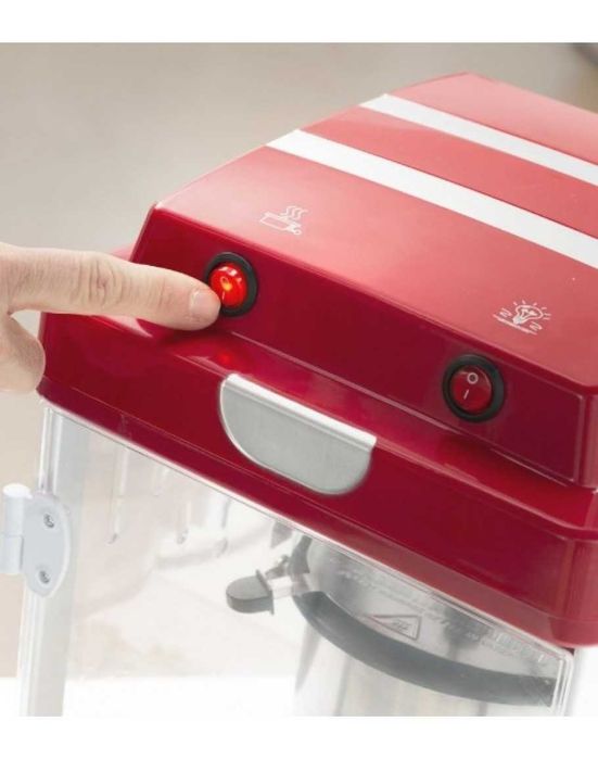 Машина за пуканки в червено