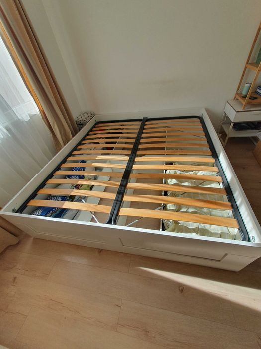 Легло Brimnes 186x206 IKEA с подматрачна рамка