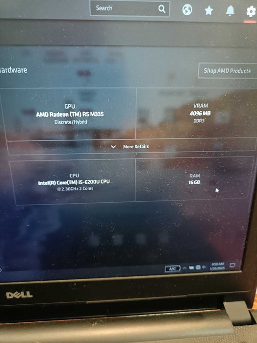DELL INSPIRION 5559 - I5-6200  Radeon M335 4GB - DEFECT
