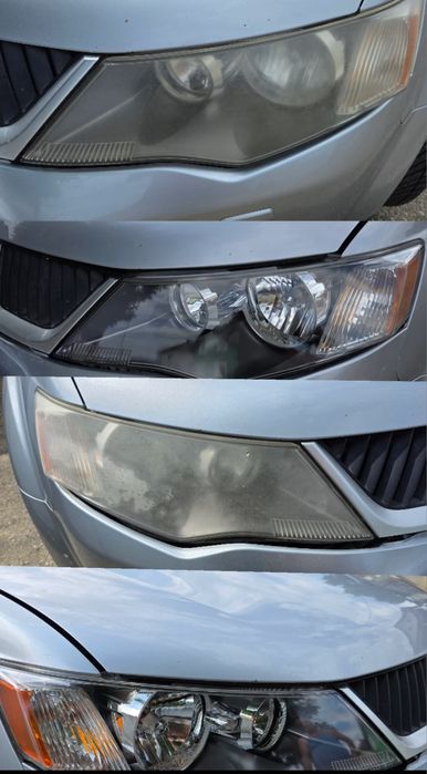 Recondiționare (polish) faruri cu polimer lichid !Polish ca