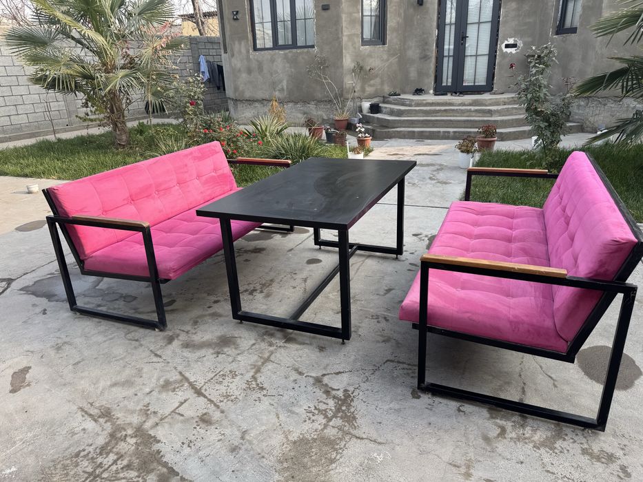 Kafe va restoran uchun stol stul 3  Komlekt