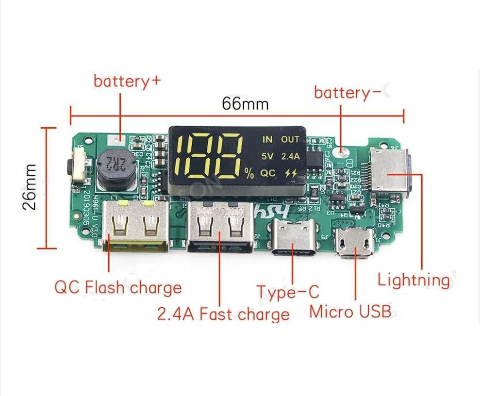 Modul Power Bank electronica baterie externa USB