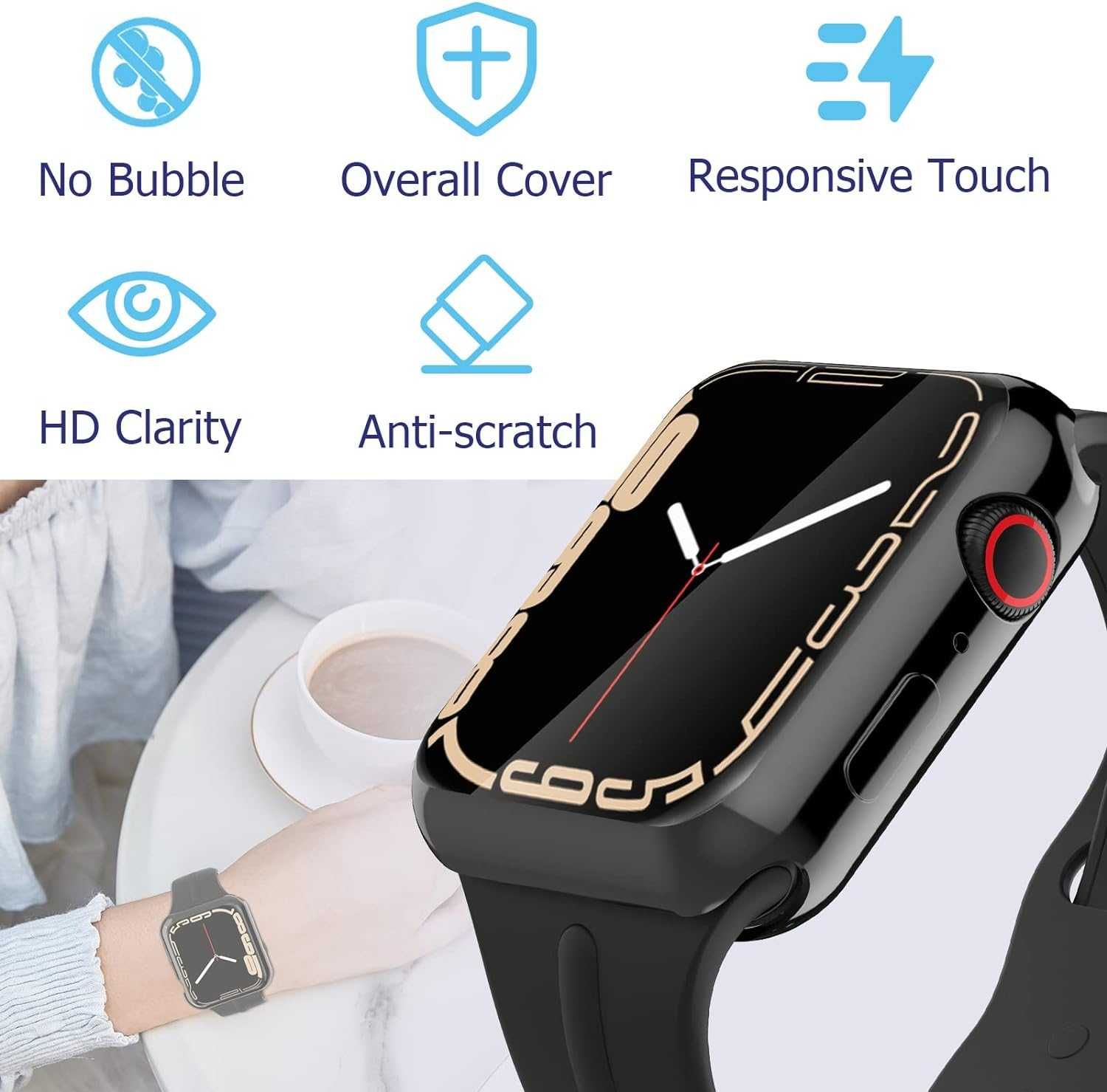Carcasă protecție Apple Watch Seria 7 41 mm
