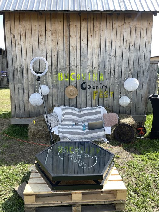 Vand platforma videobooth 360