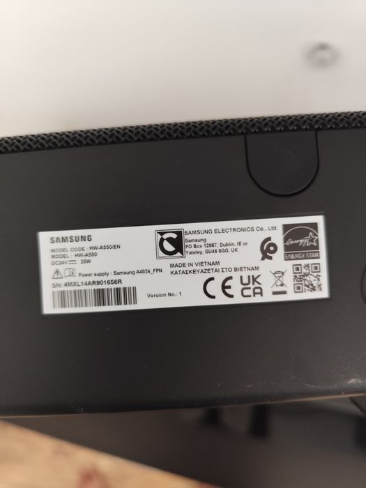 Sondbar Samsung HW-A-550-EN sau schimb