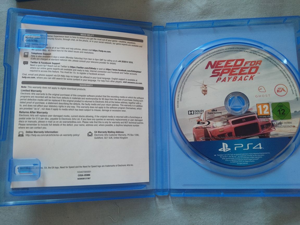 Need For Speed Payback PS4