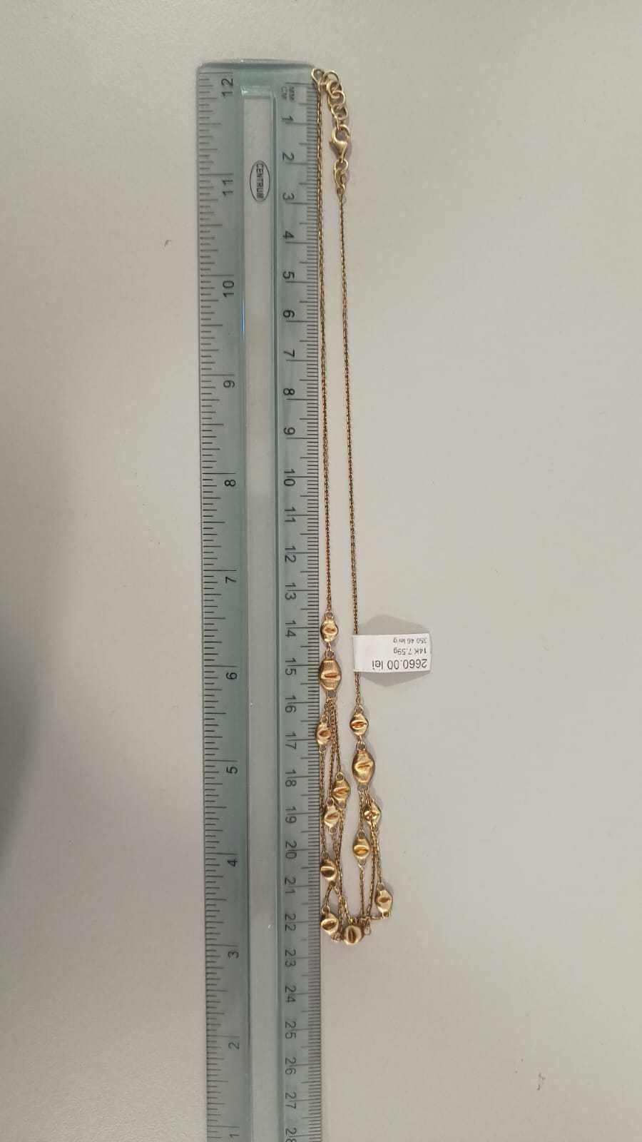 (Ag24) Lant aur 14K 7.59gr B8255/42