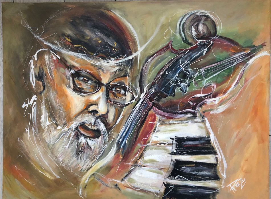 tablou The Great Johnny Raducanu semnat Razvan Stanciu