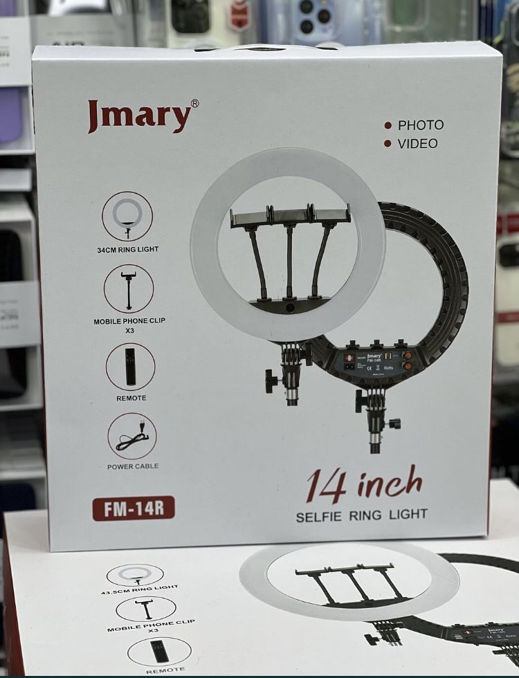 Shtativli Kalsevoy Lampa,Светодиодная кольцевая лампа c штативом Jmary