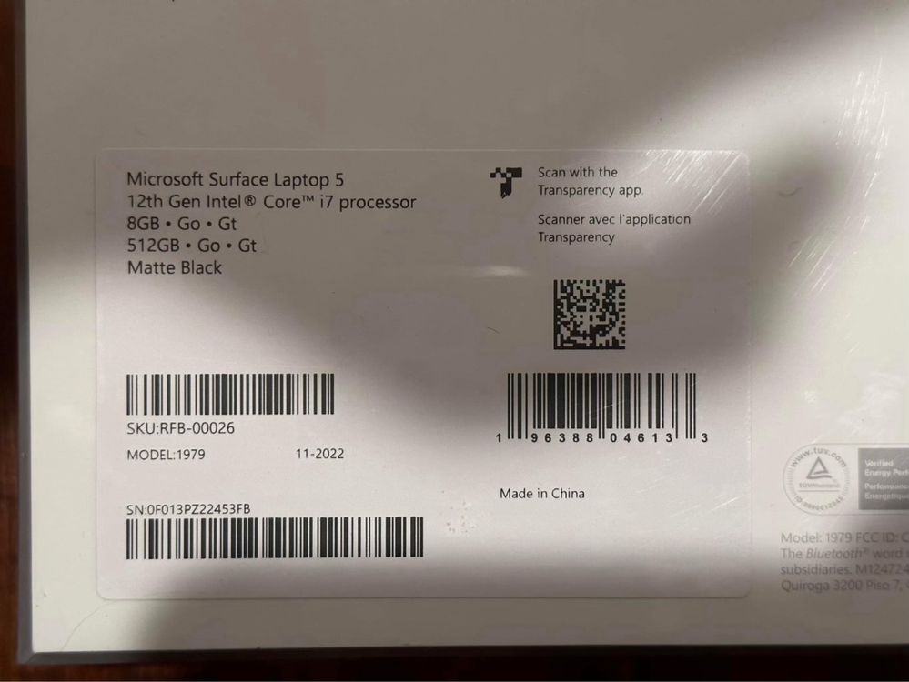 Лаптоп Microsoft - Surface Laptop 5