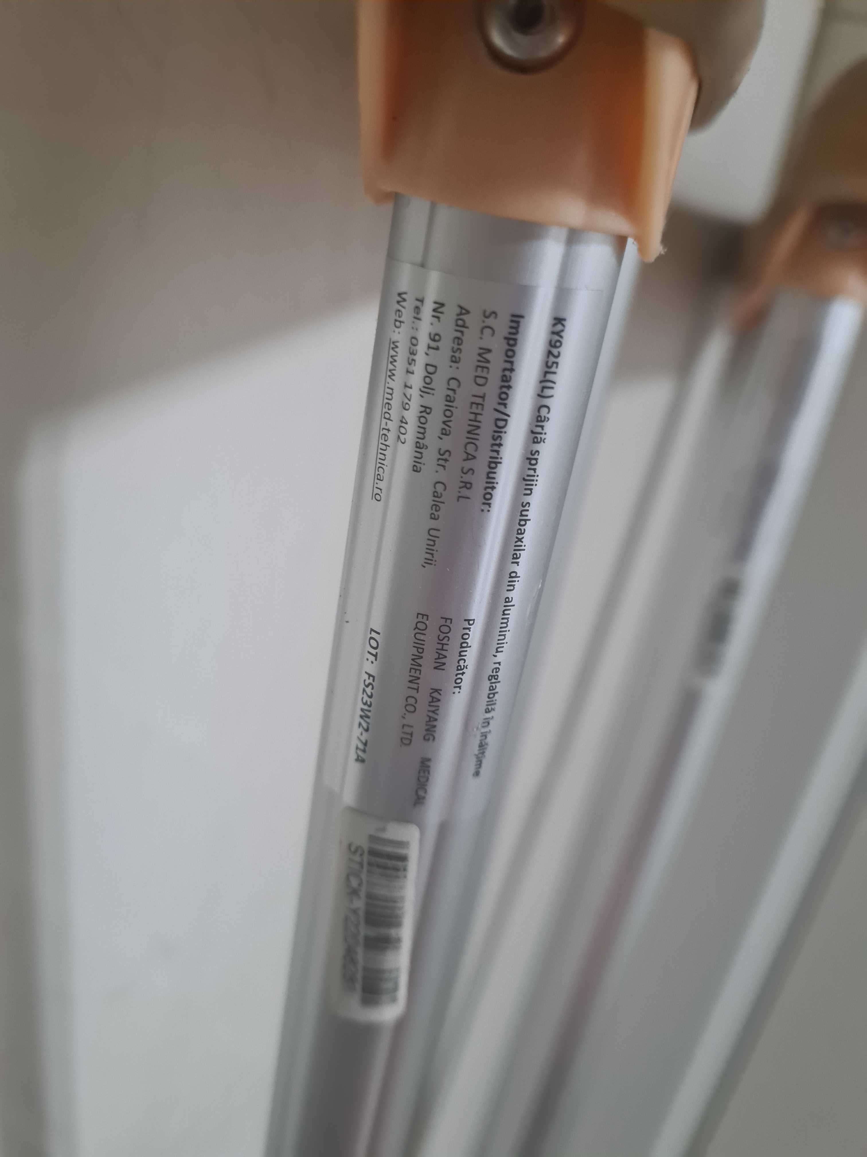 Carja sprijin aluminiu reglabila înălțime