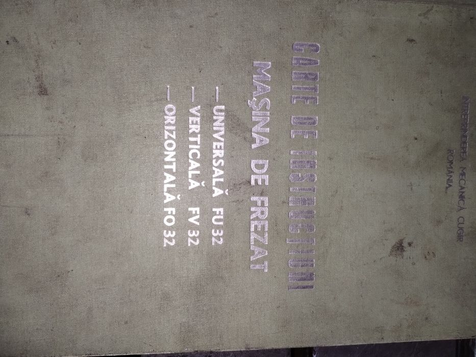 Carte strung,freză, mașină rectificare