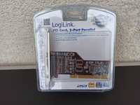 Card logilink pc0014 pci adaptor 2 x parallel 25 pin pc