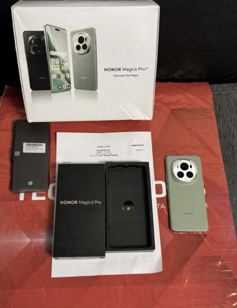 512GB Honor Magic 6 Pro Гаранция Технополис 2026 г. Green / Зелен