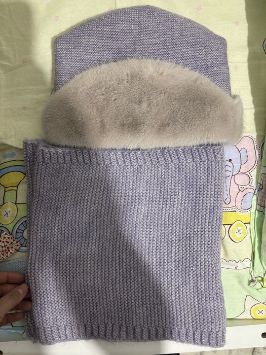 Норковая шапка женская