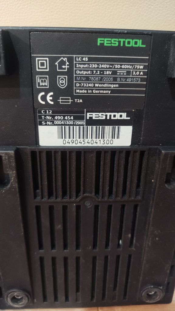 Festool C 12 + батерия и зарядно