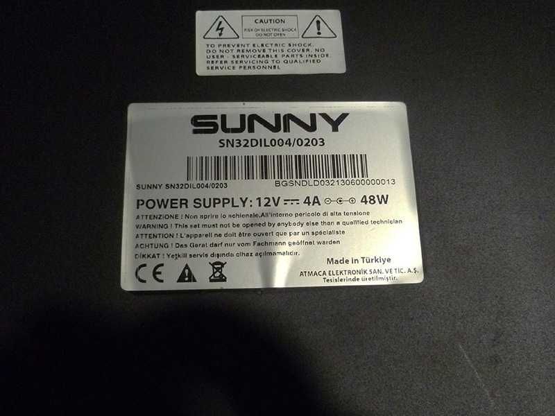 LED телевизор 32" 82см HD Sunny 220v / 12v