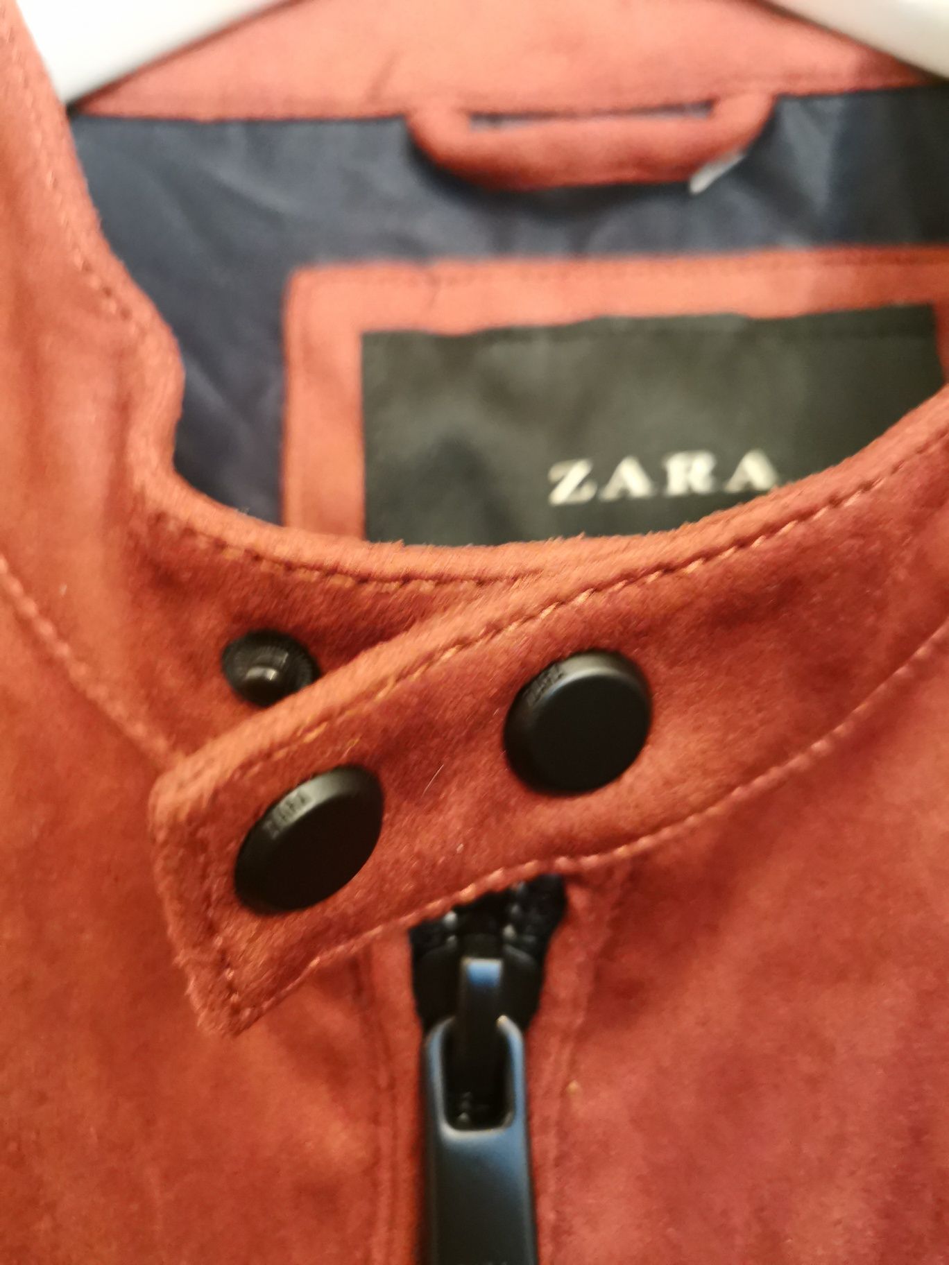 Jachetă piele Zara XL