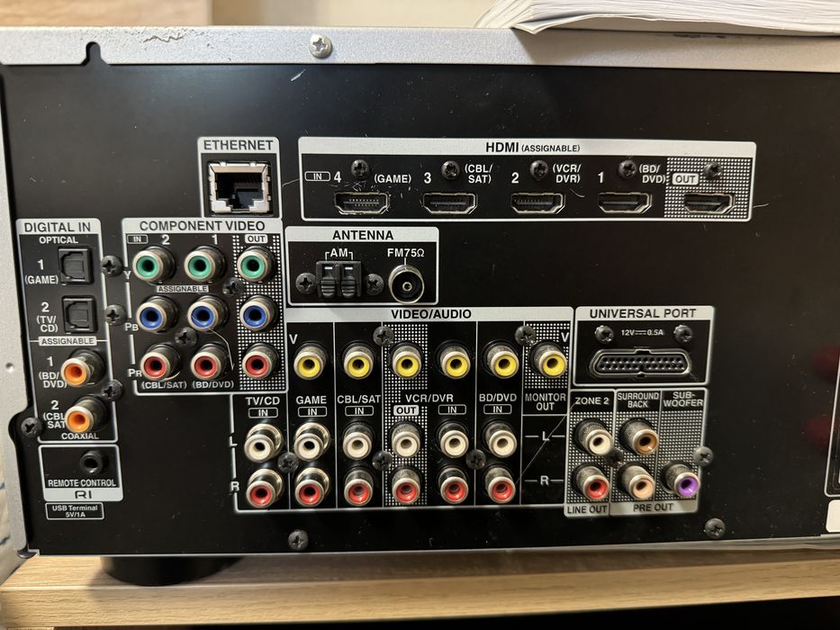 Onkyo TX-NR509 Като нов  Дистанционно