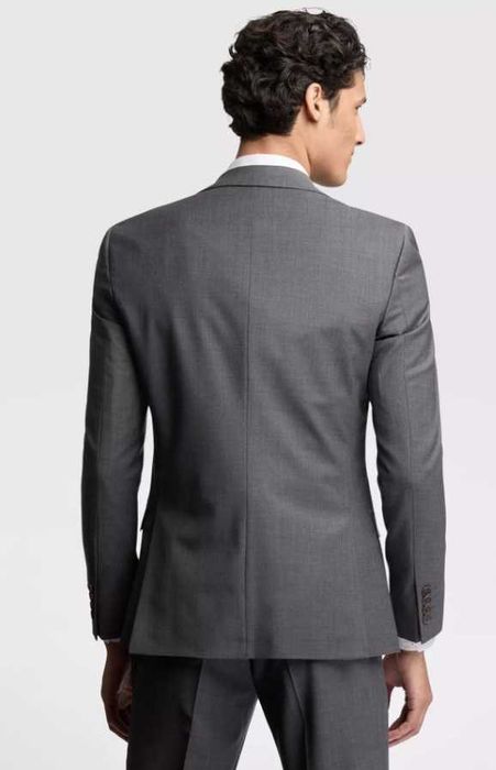 Sacou blazer slim 102 L premium Lawrence Grey New York lana respirabil