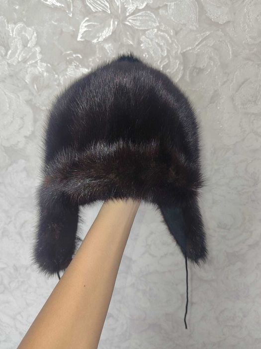 Роскошная Норковая шапка для зимних морозов.