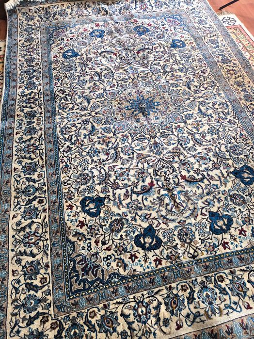 Covor oriental Nain 9La lana matase 360 x 200 covor persan autentic