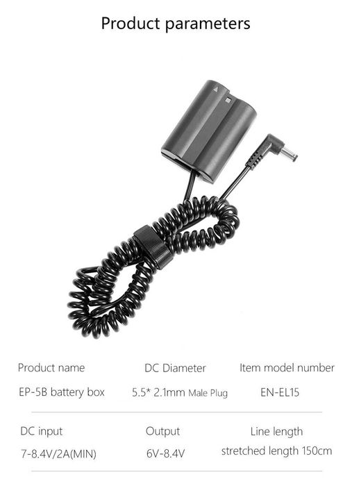 Дъми батерия за Canon Nikon Sony Panasonic Fuji