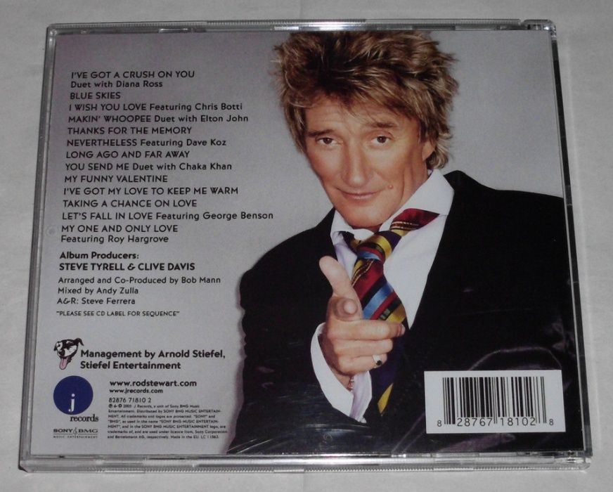 Vand cd-uri ROD STEWART-The great american songbook