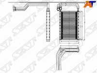 Радиатор отопителя салона Hyundai Solaris