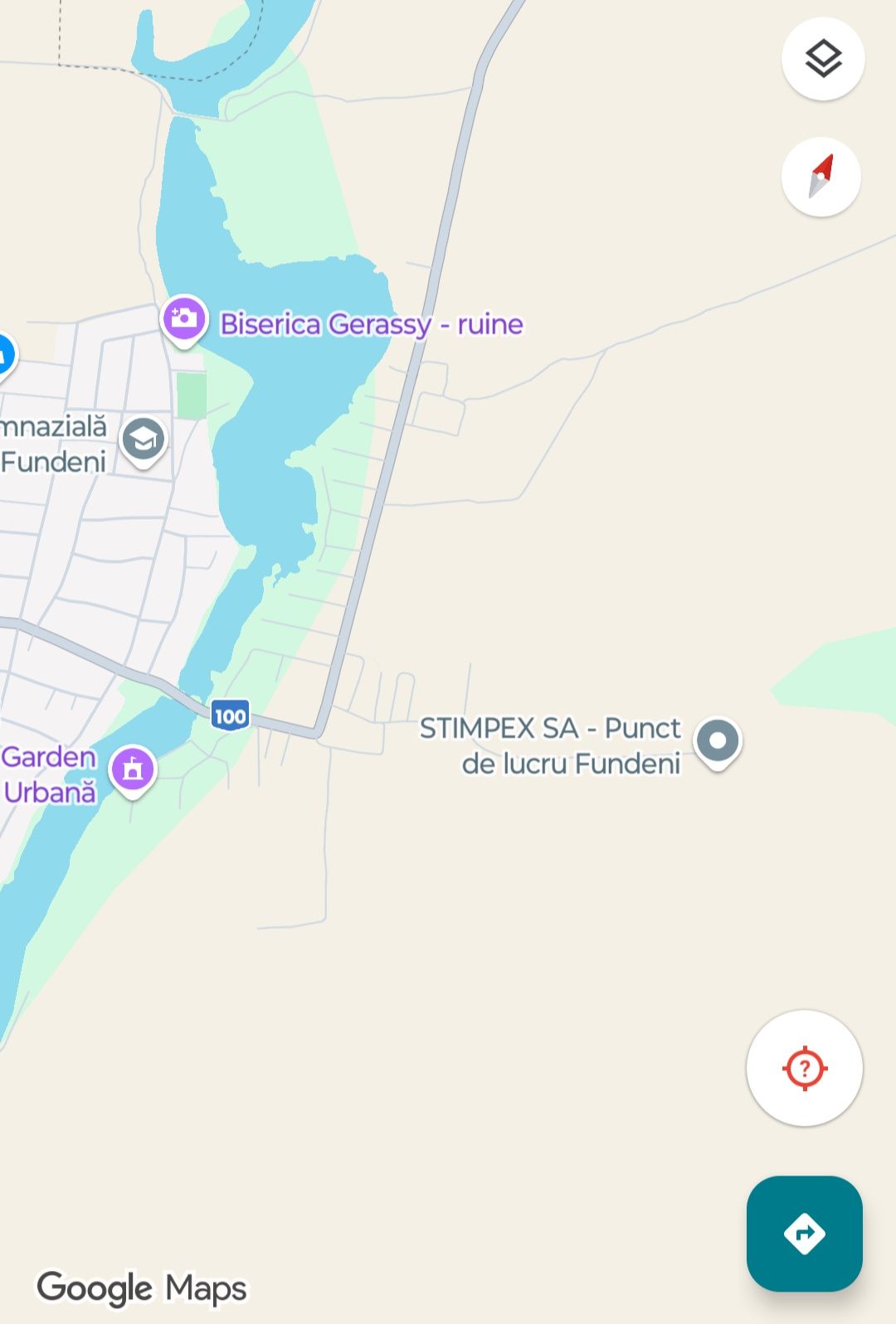 Teren Fundeni Calarasi după Vadu Anei