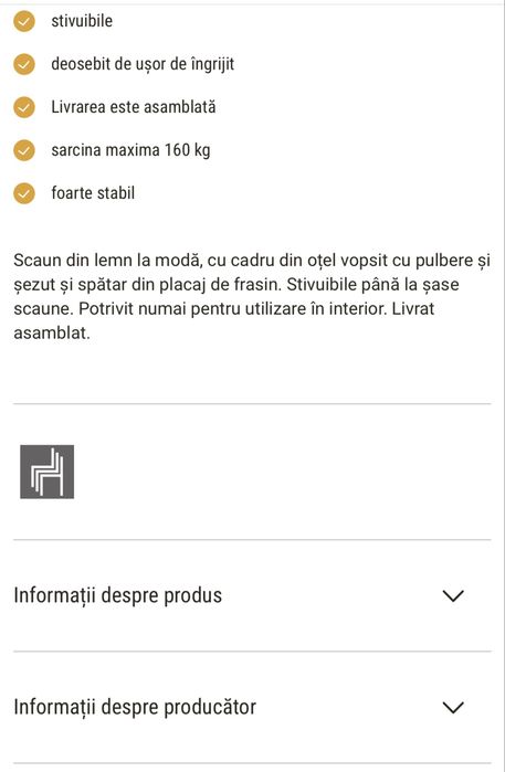 Scaune / Scaune cadru metalic