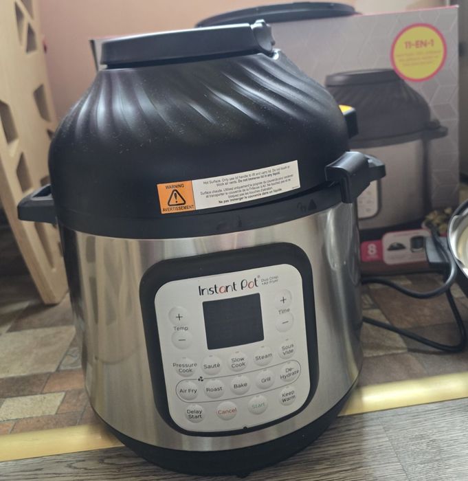 комбиниран MULTICOOKER INSTANT POT DUO CRISP + air fryer 8l