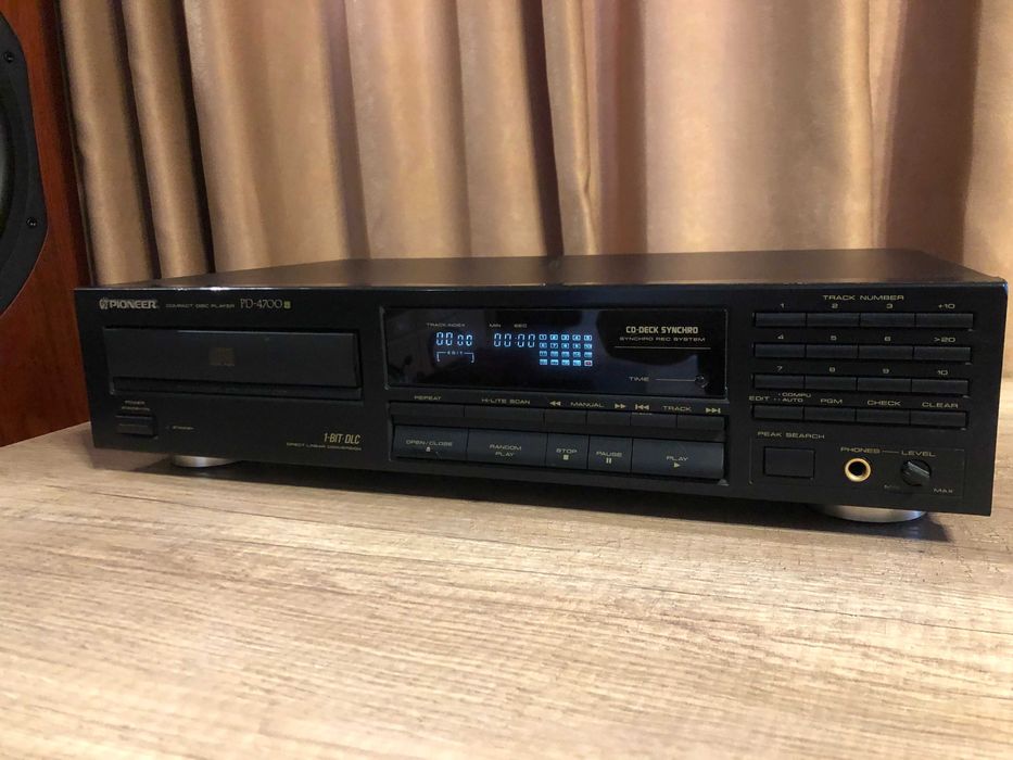 Pioneer PD-4700 cd player, direct linear conversion, cd-deck syncro