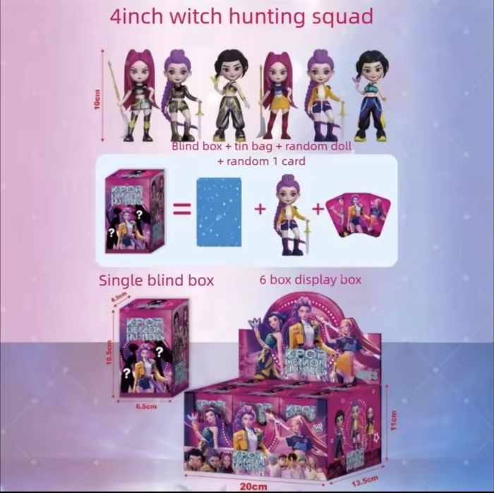 K pop demon hunters фигурки/Кей поп ловци на демони фигури