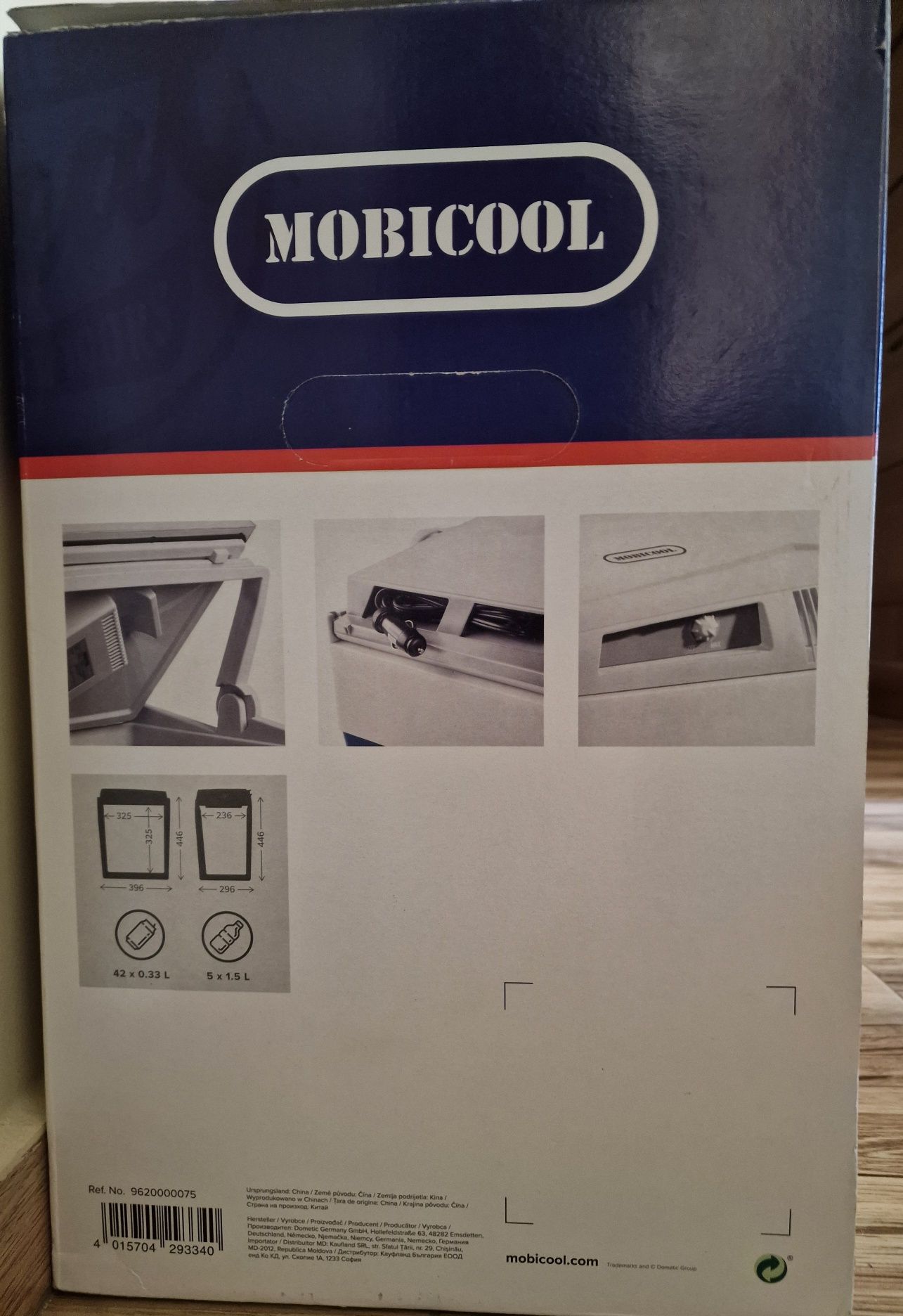 Електрическа хладилна кутия. 12v/220v. MOBICOOL.