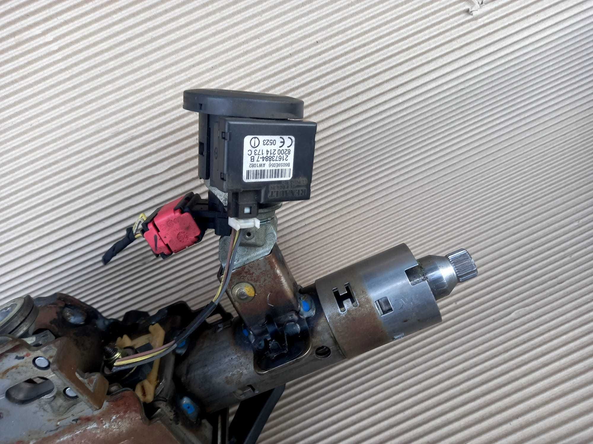 Renault Clio 3, kit pornire complet cu ECU si coloana electrica volan
