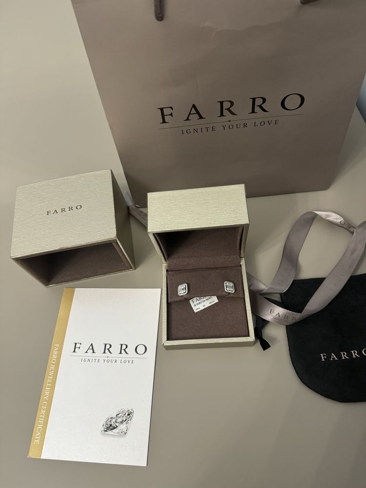 Farro серьги пусеты
