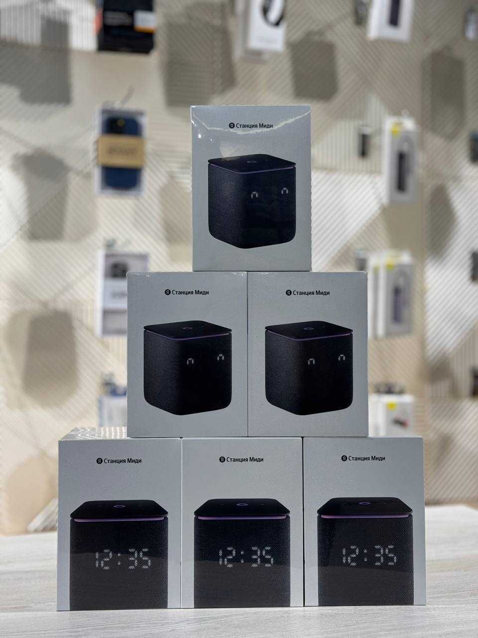 Умная колонка Алиса Яндекс Станция Миди Zigbee с Алисой