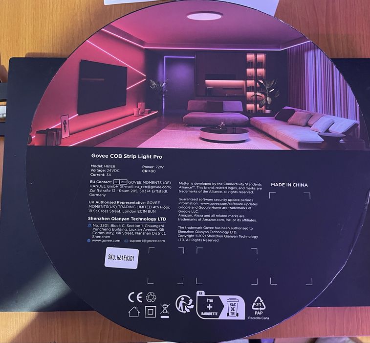 Banda LED Govee COB Light Pro