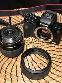 Aparat foto Canon EOS M50 II + Obiectiv Sigma 56mm  F1.4 + Accesorii