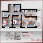 Apartament 3 camere compact  Titan Pallady Metrou Nicolae Teclu