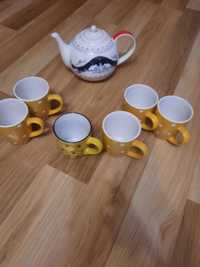 Set ceai cafea ceainic 9 piese