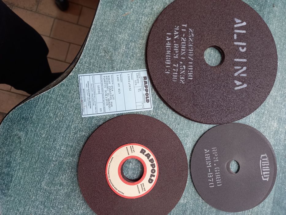 Дискове за рязане,за в0исокооборотни машини.