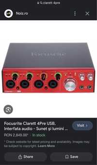 Focusrite Clarett 4 Pre USB