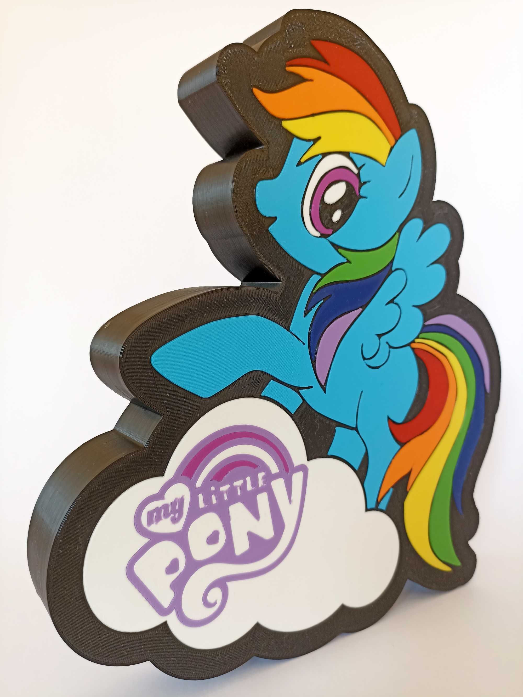 Детска нощна лампа с RainbowDash от My Little Pony!