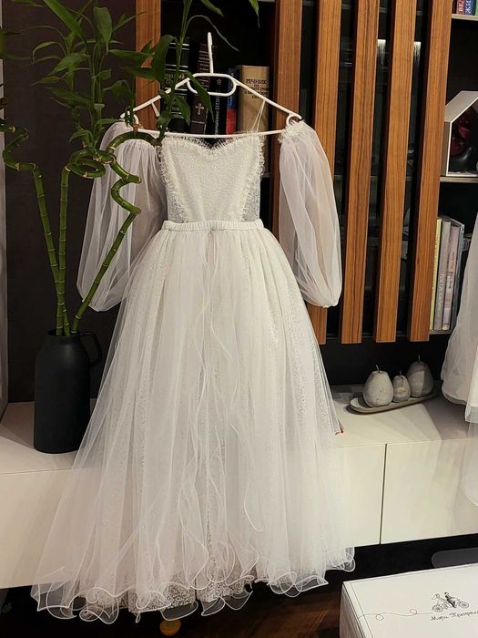 Шаферска Рокля за шаферка момиче 8 години